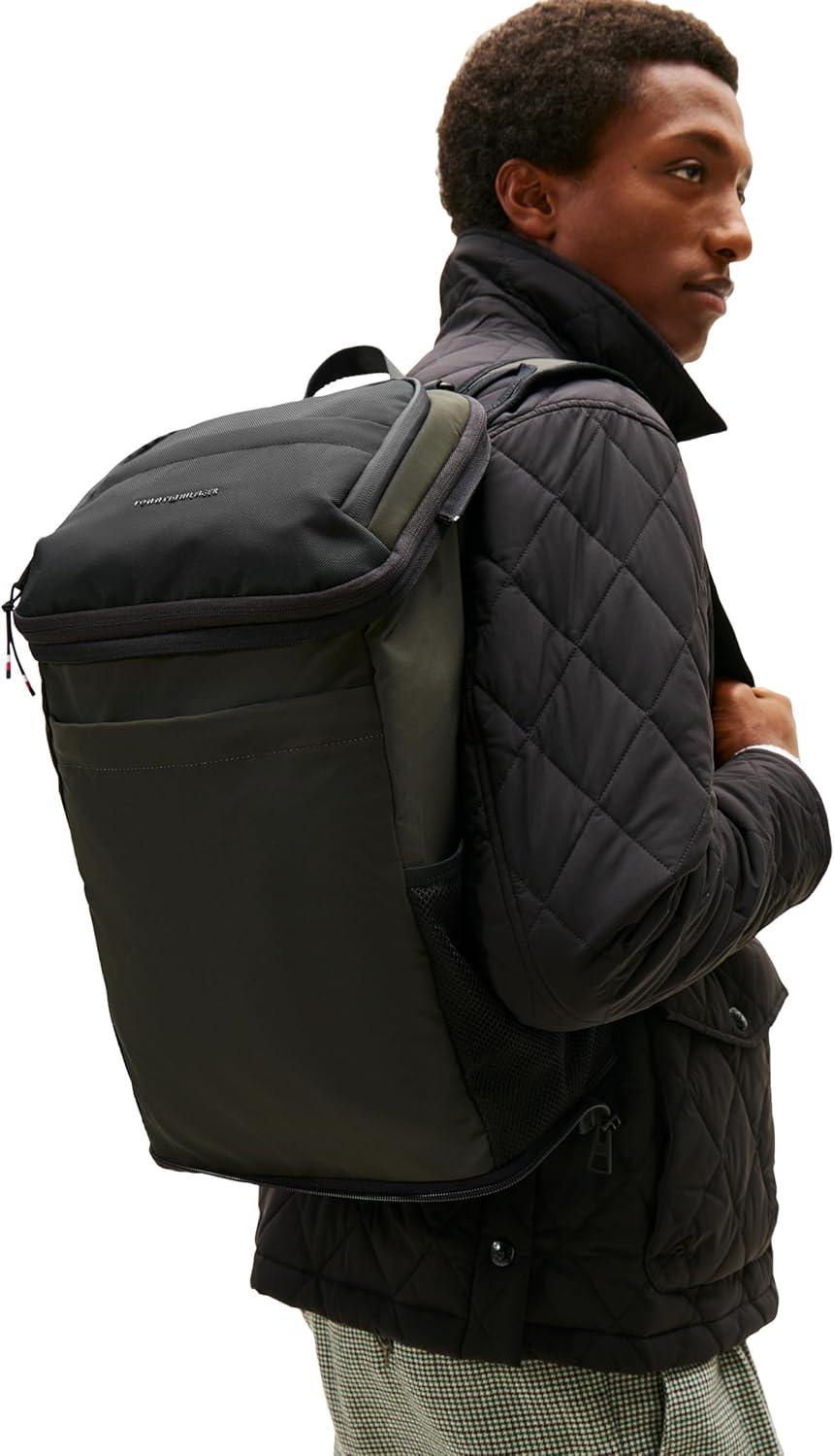 imageTommy Hilfiger Mens Travel Packable BackpackBLACK One SizeDark Woodland