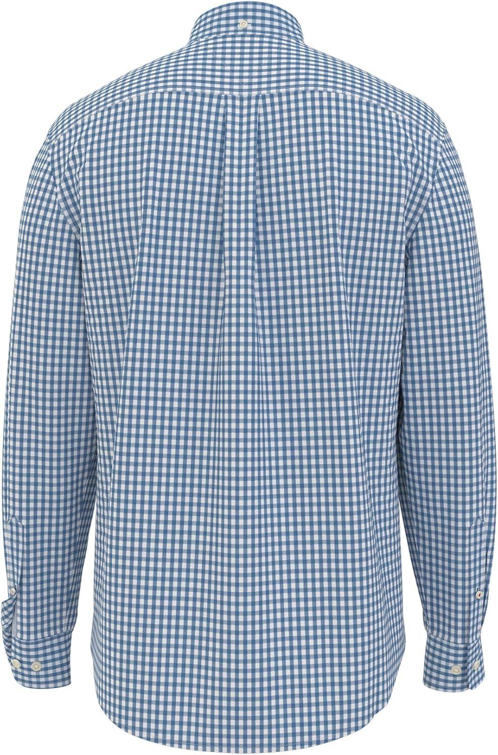 imageTommy Hilfiger Mens Twain Check Stretch Ls CLFBlooming Blue