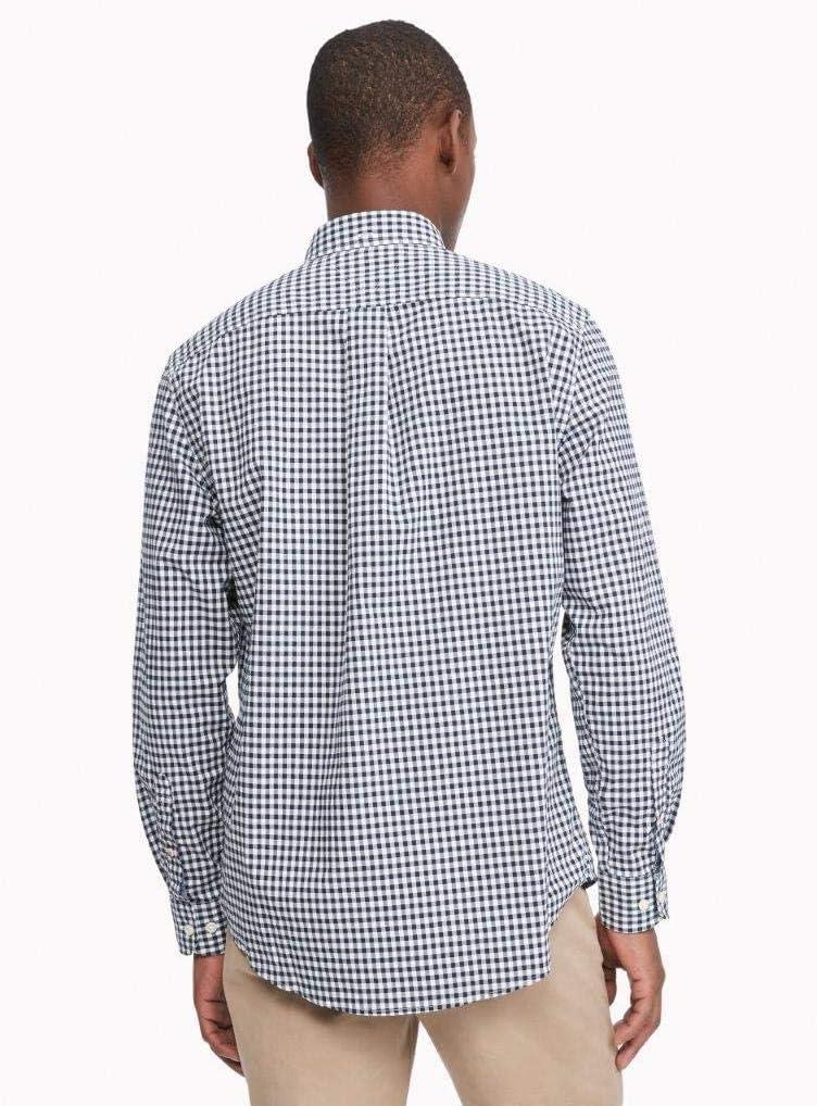 imageTommy Hilfiger Mens Twain Check Stretch Ls CLFNavy Blazer