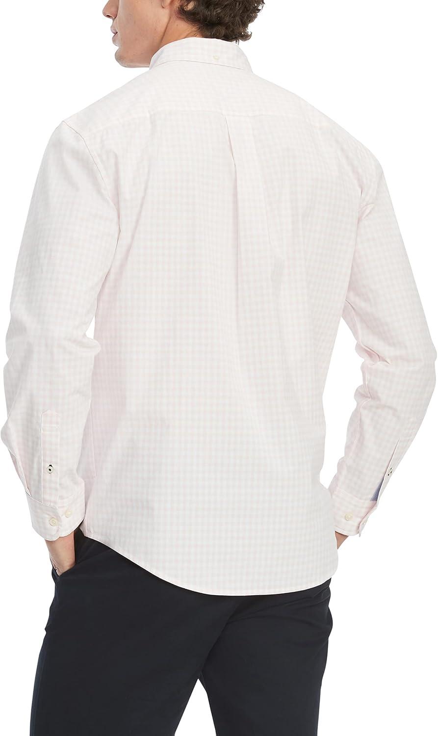 imageTommy Hilfiger Mens Twain Check Stretch Ls CLFPrecious Pink