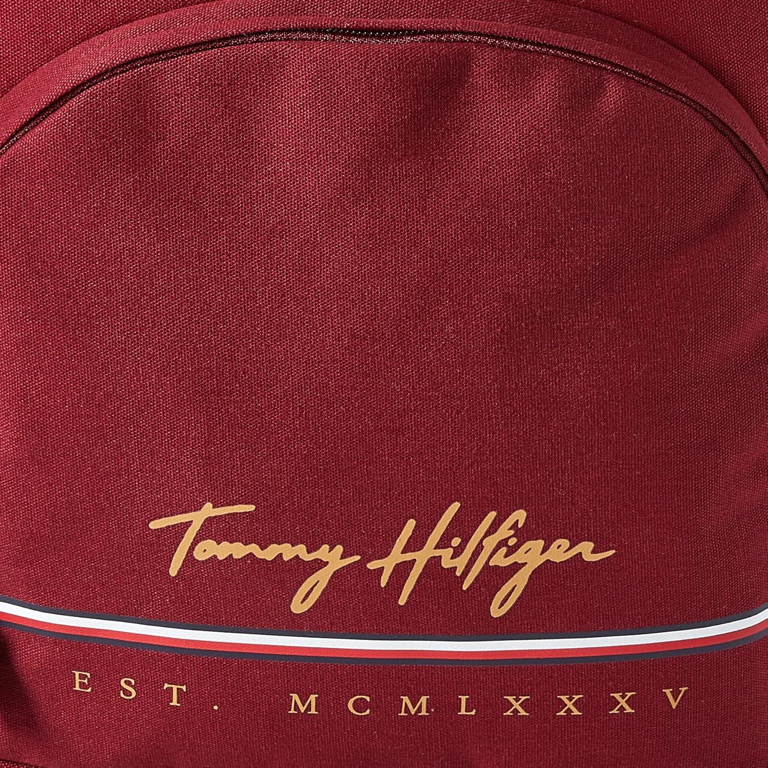 imageTommy Hilfiger Mens York Backpack Sky Captain One SizeRouge