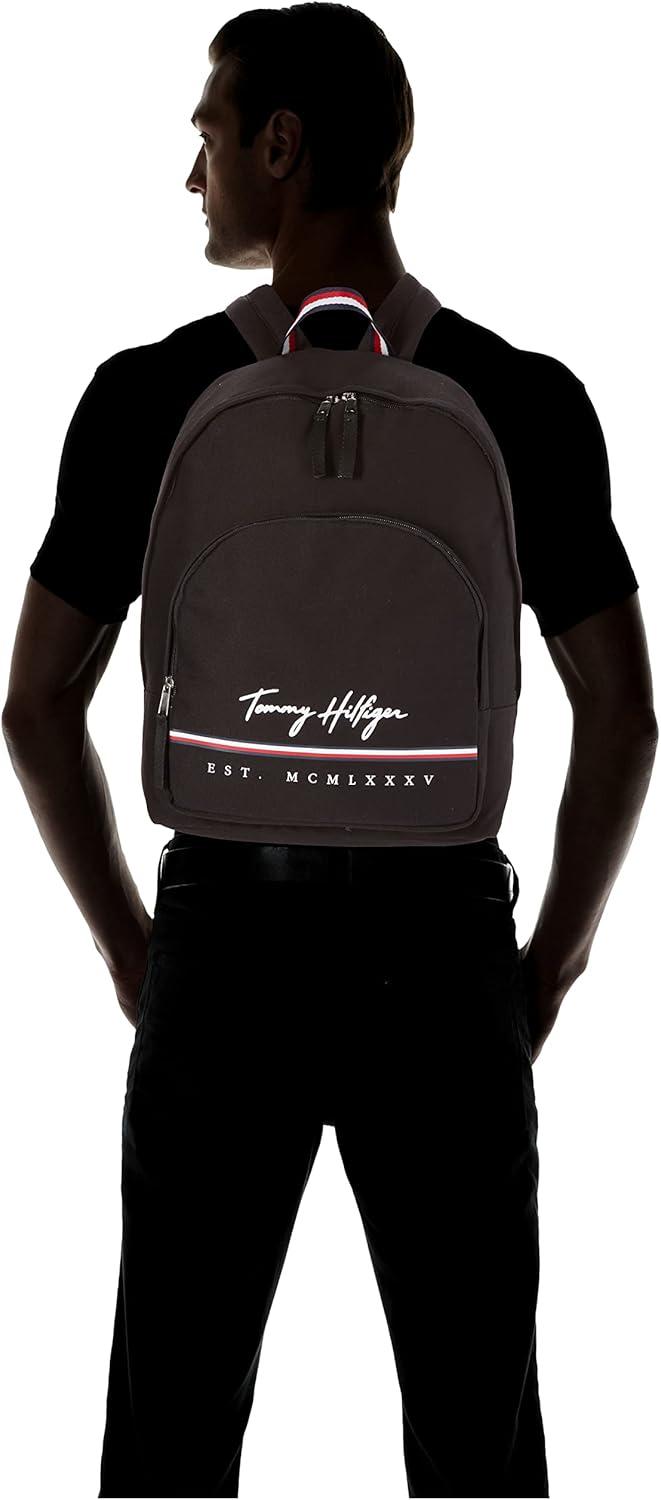 imageTommy Hilfiger Mens York Backpack Sky Captain One SizeTh Deep Black
