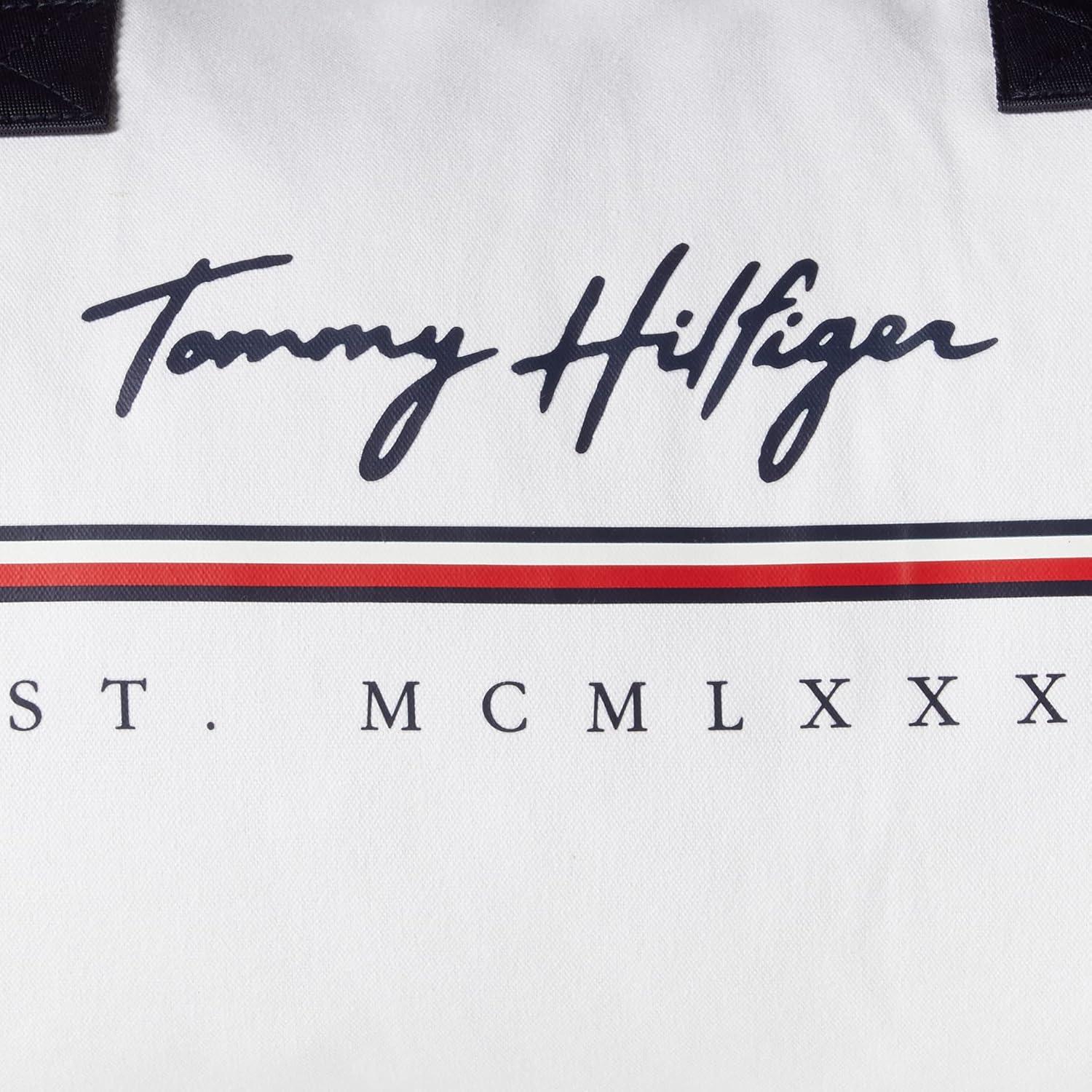 imageTommy Hilfiger Mens York Bag DUFFLE RougeBRIGHT WHITE