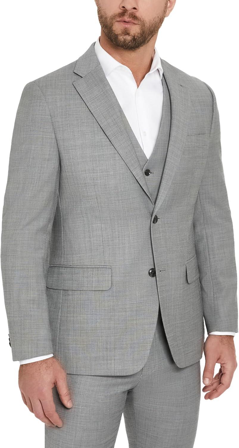 imageTommy Hilfiger TH Flex Modern Fit Suit Separates Jacket BlackWhite 38 Regular
