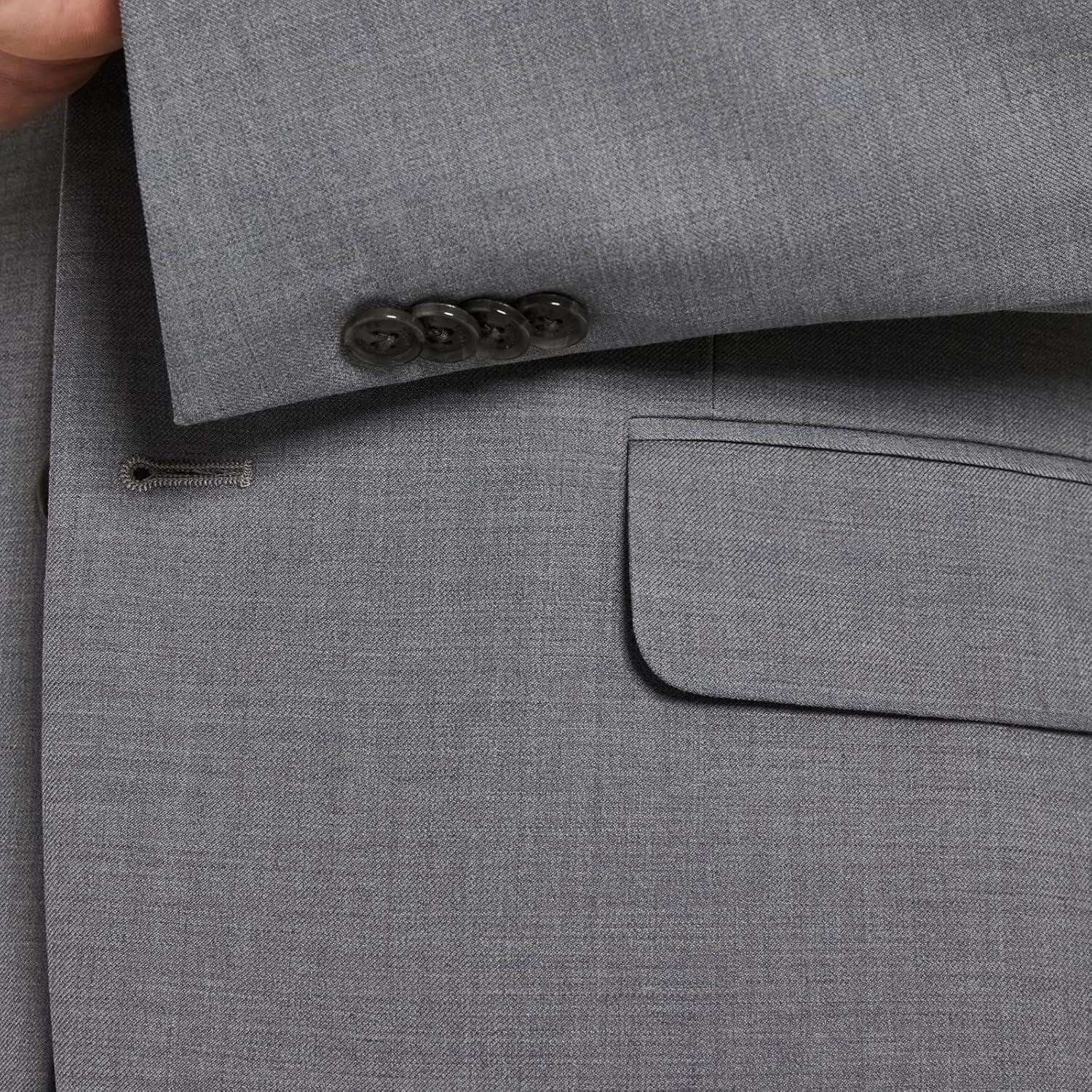 imageTommy Hilfiger TH Flex Modern Fit Suit Separates Jacket Pearl Grey 38 Regular