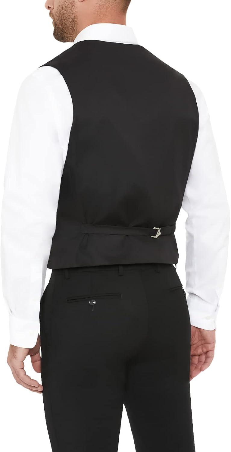 imageTommy Hilfiger TH Flex Modern Fit Suit Separates Vest Black Medium