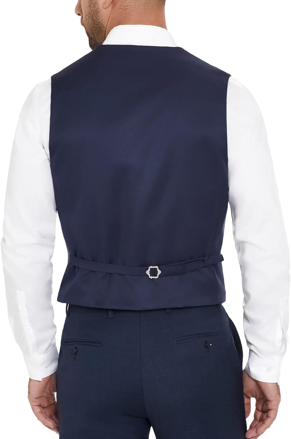 imageTommy Hilfiger TH Flex Modern Fit Suit Separates Vest Blue Medium