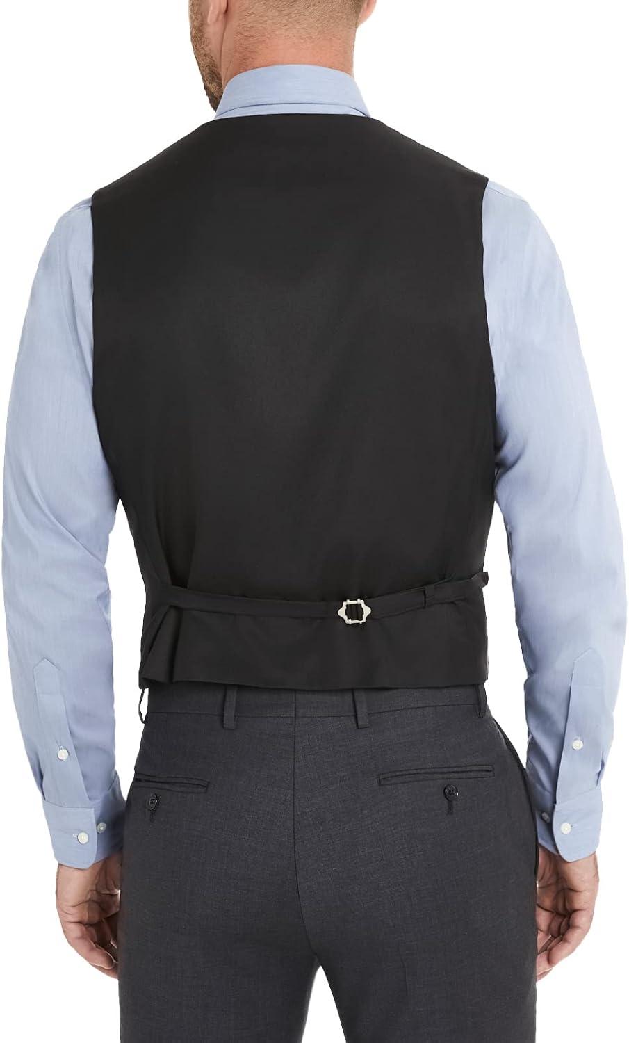 imageTommy Hilfiger TH Flex Modern Fit Suit Separates Vest Charcoal Medium