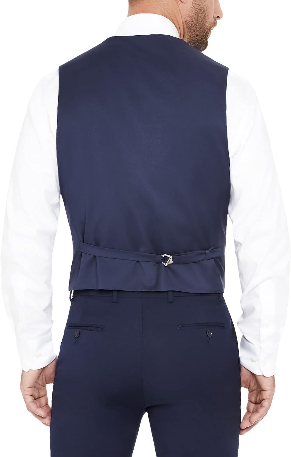 imageTommy Hilfiger TH Flex Modern Fit Suit Separates Vest Navy Medium