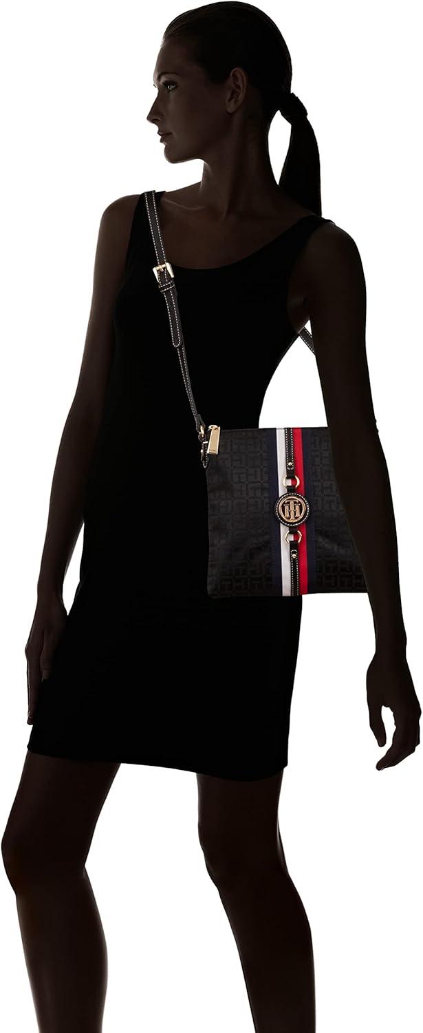 imageTommy Hilfiger Womens Jaden Plus CrossbodyBlack Tonal