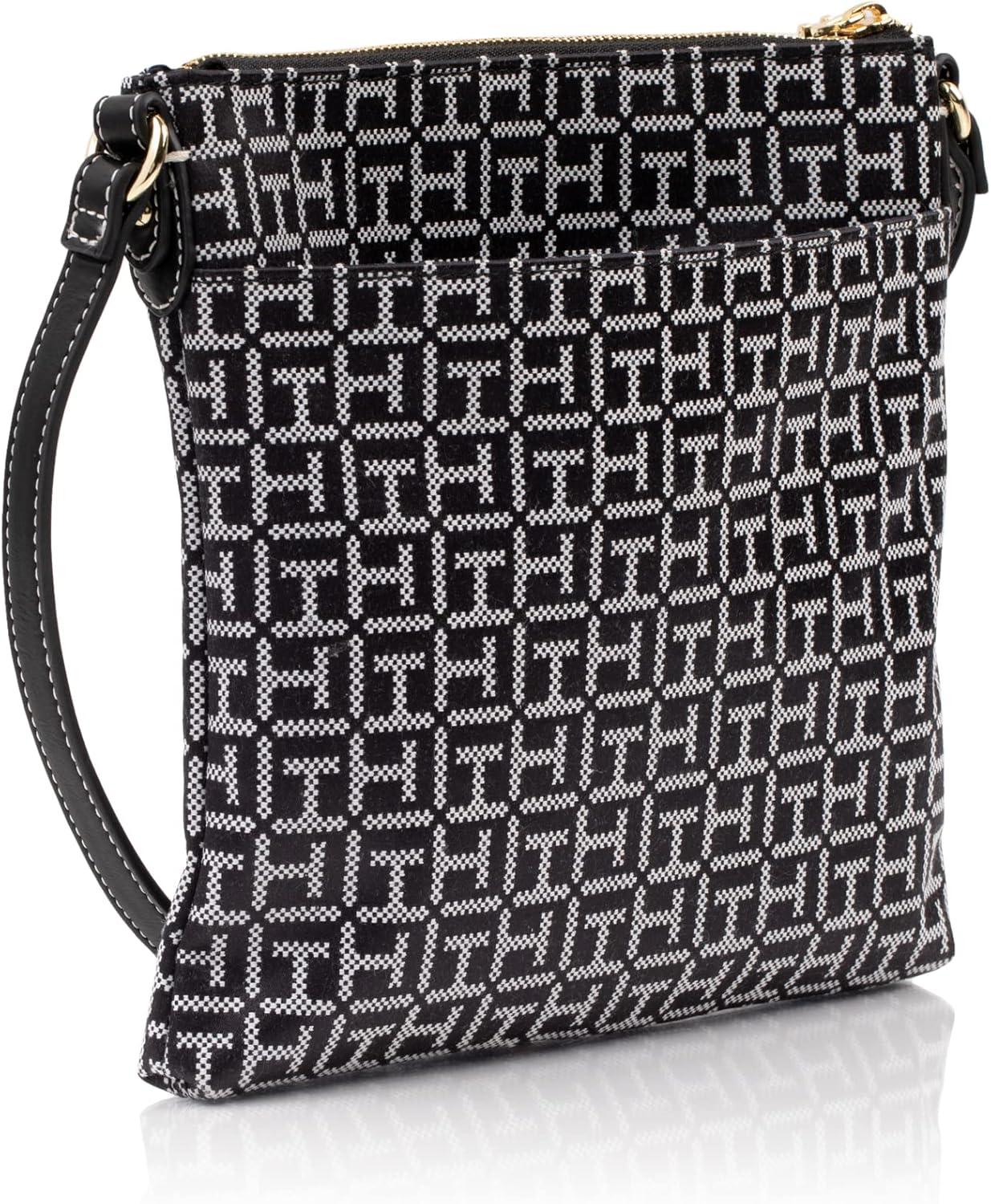 imageTommy Hilfiger Womens Jaden Plus CrossbodyBlackWhite