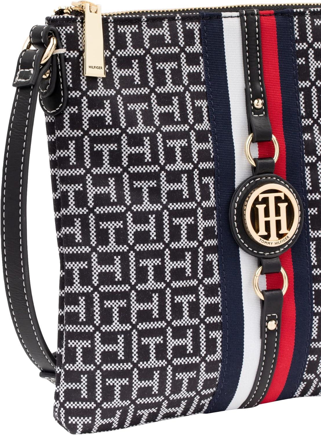 imageTommy Hilfiger Womens Jaden Plus CrossbodyBlackWhite