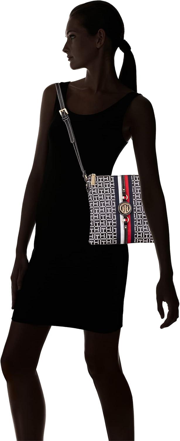 imageTommy Hilfiger Womens Jaden Plus CrossbodyBlackWhite