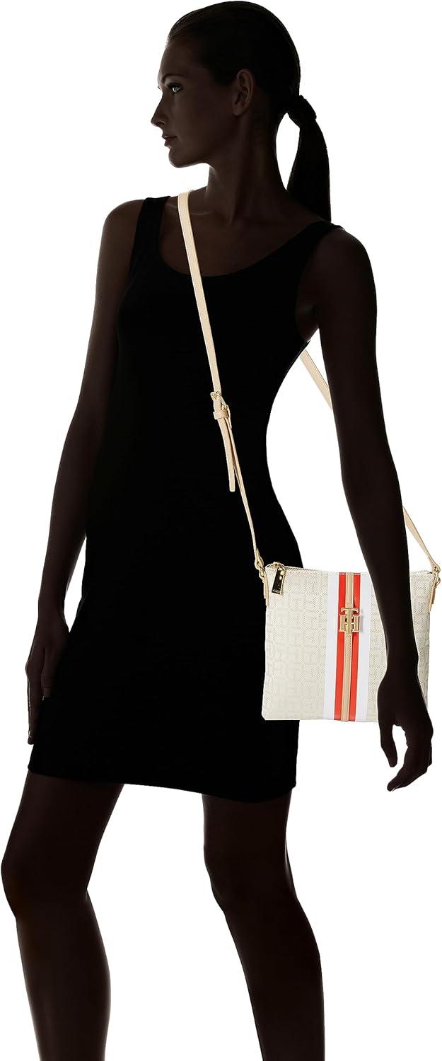 imageTommy Hilfiger Womens Jaden Plus CrossbodyIvoryClayed Pebble