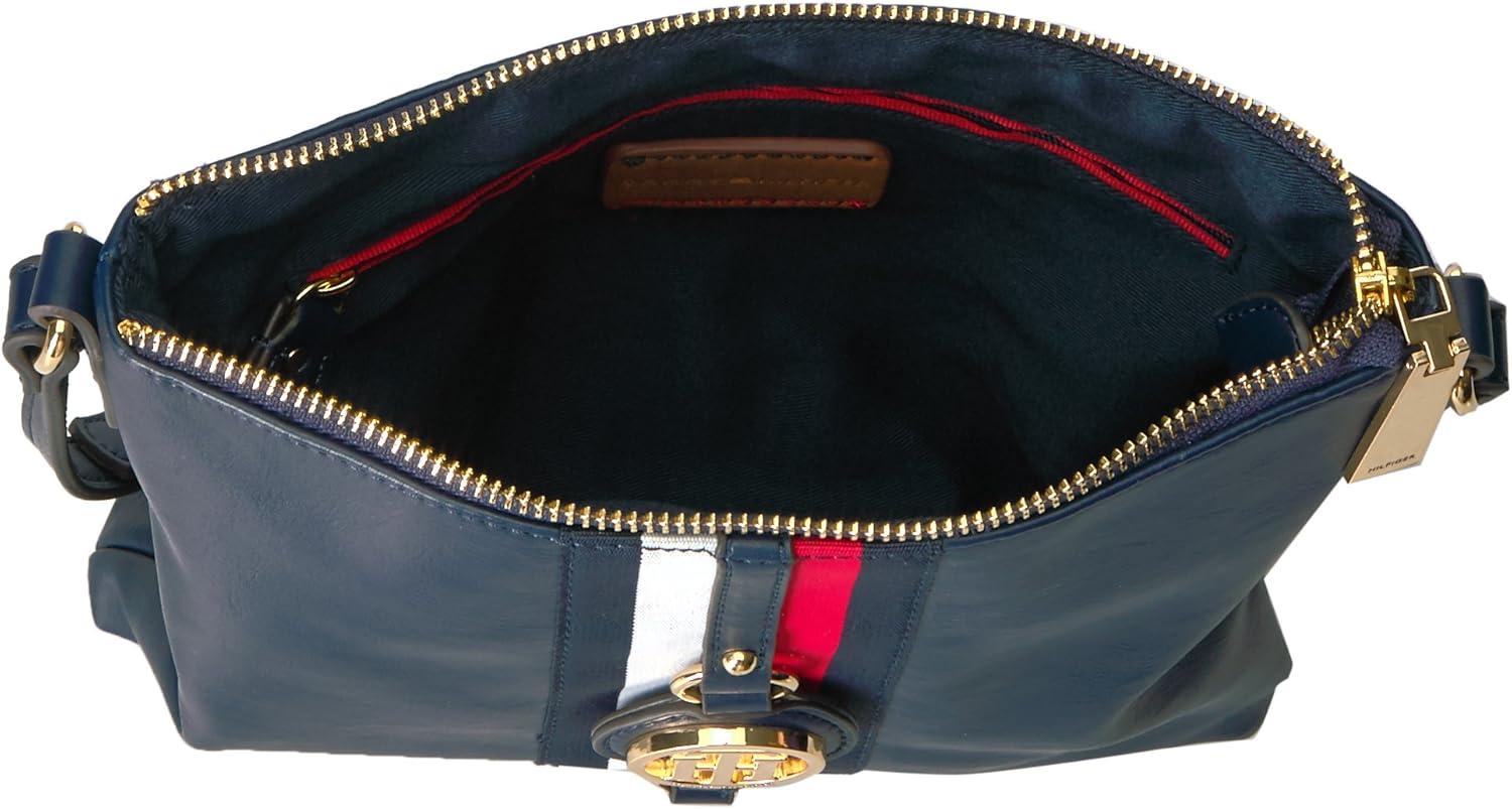 imageTommy Hilfiger Womens Jaden Plus CrossbodyNavy Polyvinyl Chloride