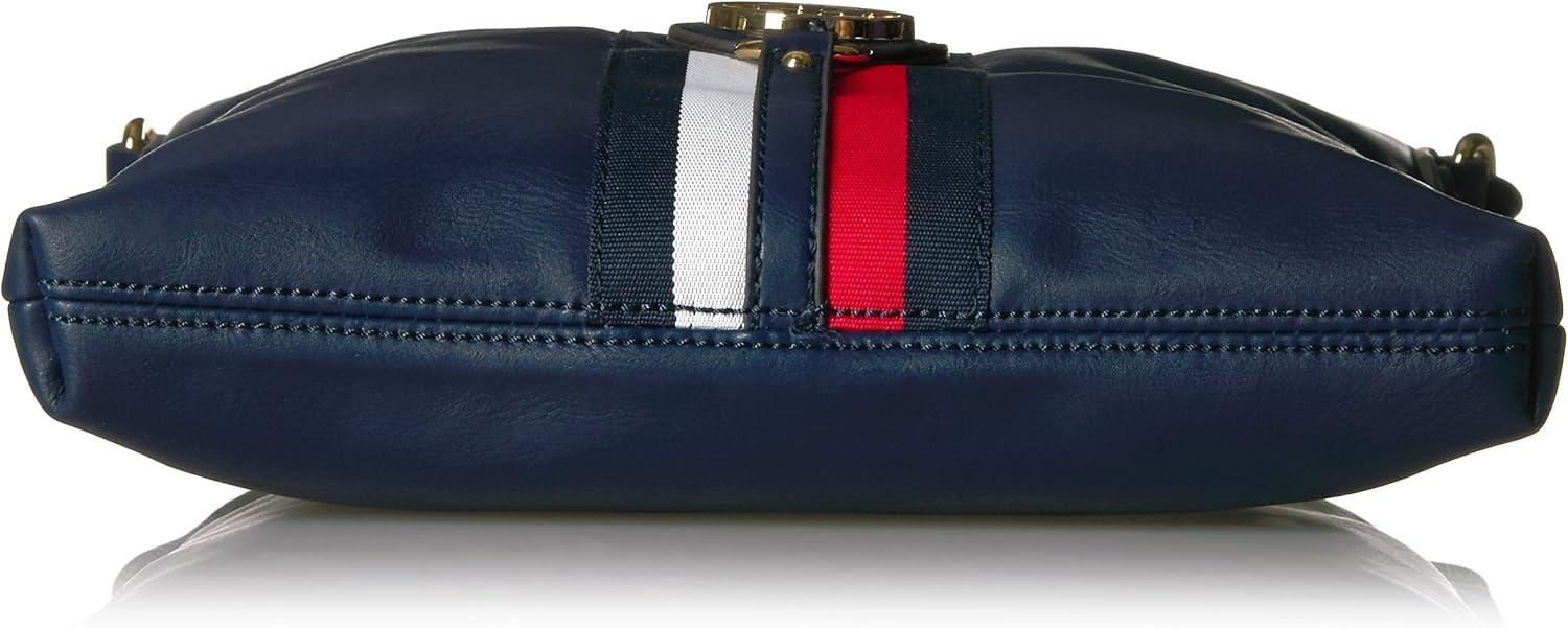 imageTommy Hilfiger Womens Jaden Plus CrossbodyNavy Polyvinyl Chloride