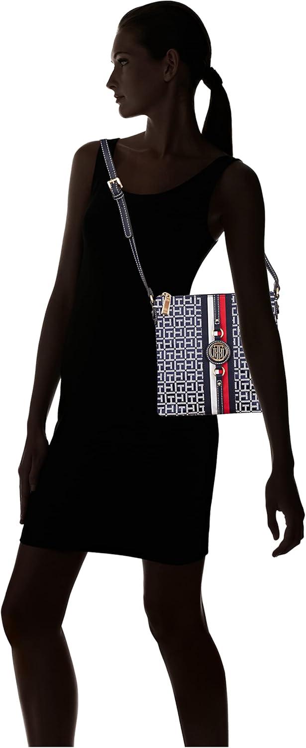 imageTommy Hilfiger Womens Jaden Plus CrossbodyNavyWhite