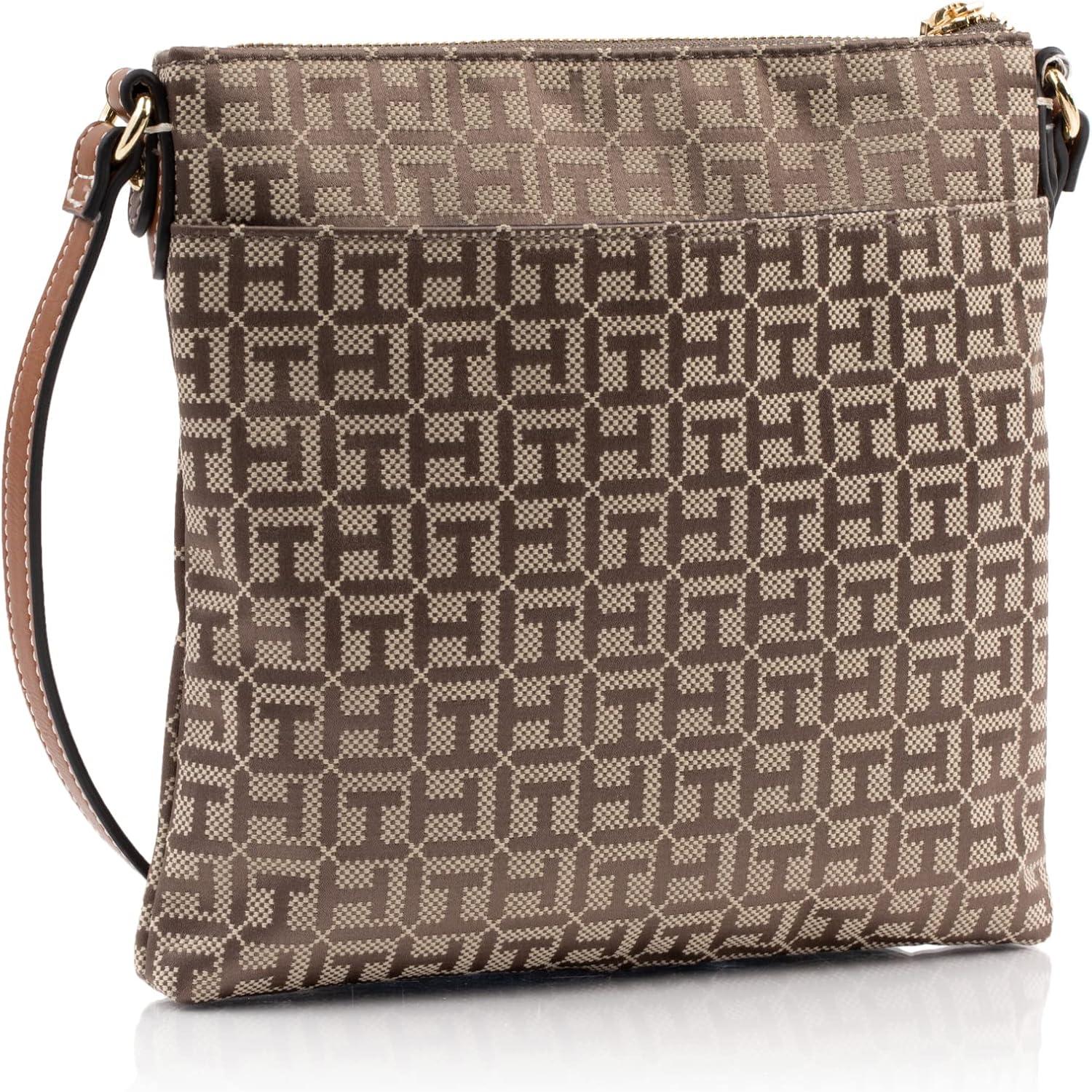 imageTommy Hilfiger Womens Jaden Plus CrossbodyTanDk Chocolate