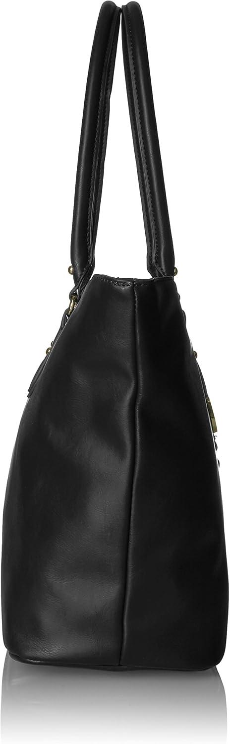imageTommy Hilfiger Womens Jaden Plus ToteBlack Polyvinyl Chloride