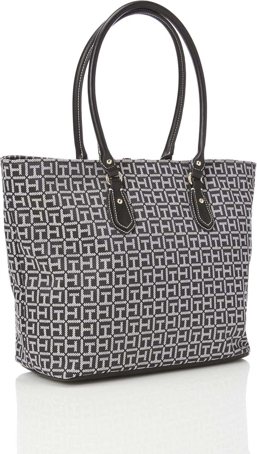 imageTommy Hilfiger Womens Jaden Plus ToteBlackWhite