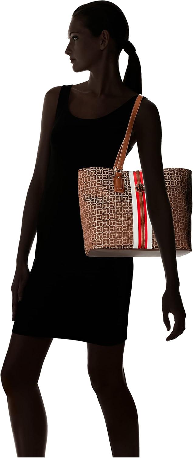imageTommy Hilfiger Womens Jaden Plus ToteChestnutTannin
