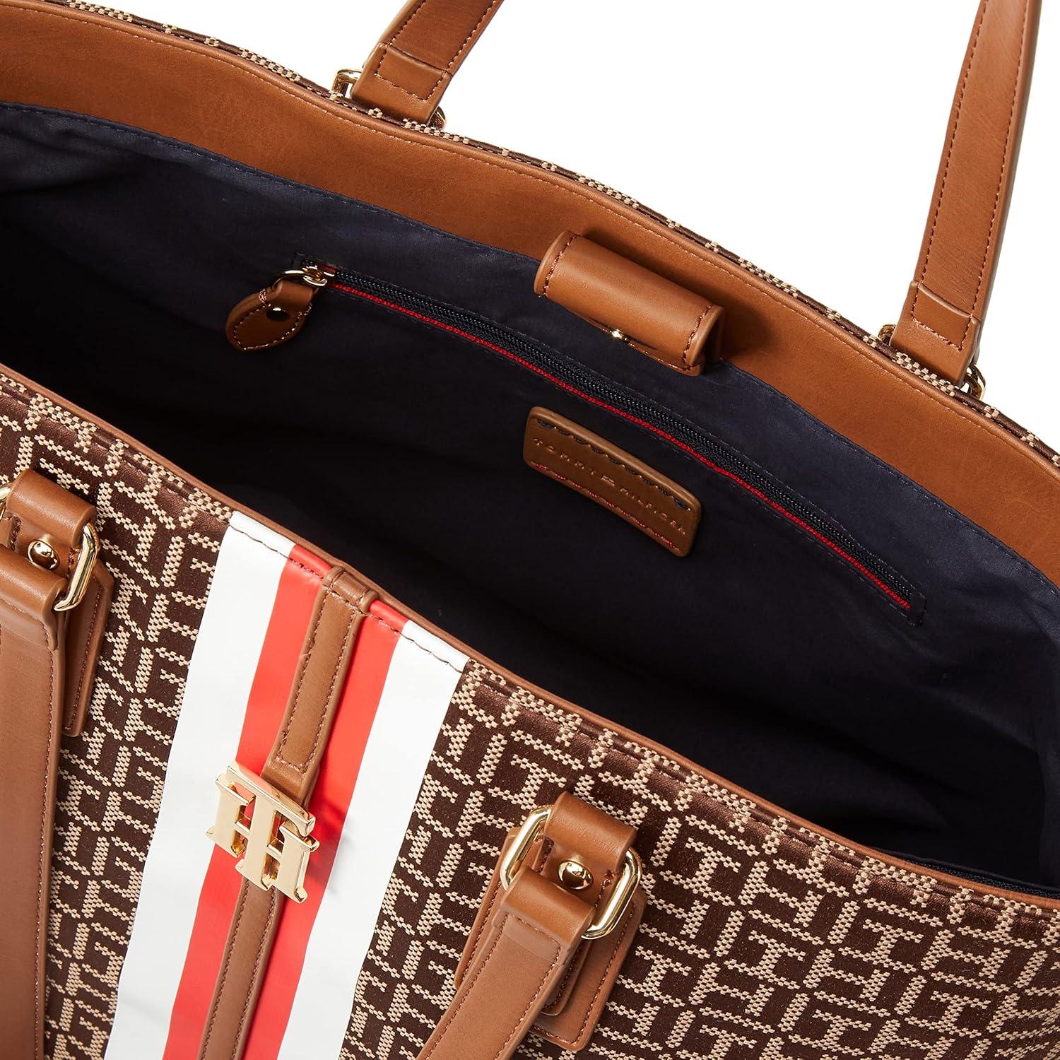imageTommy Hilfiger Womens Jaden Plus ToteChestnutTannin