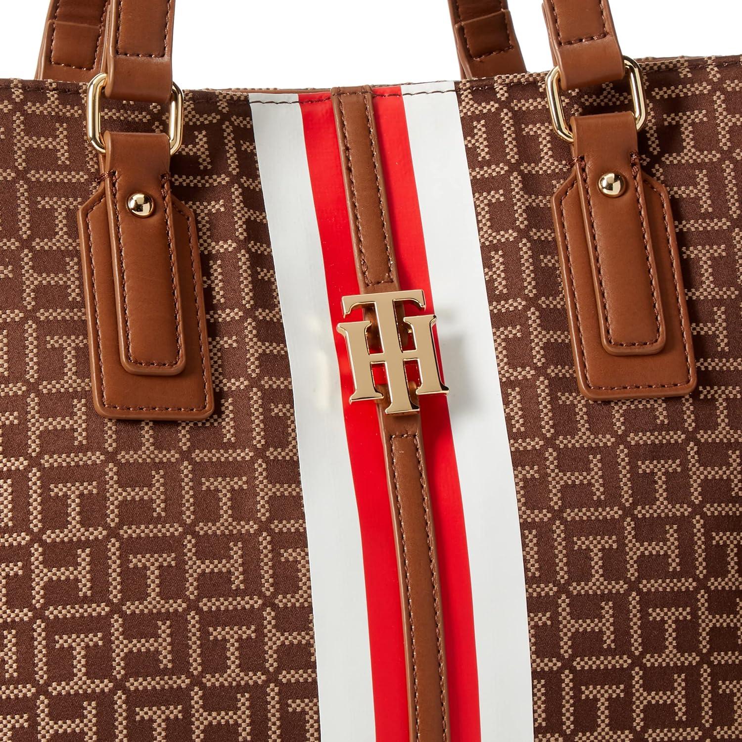 imageTommy Hilfiger Womens Jaden Plus ToteChestnutTannin