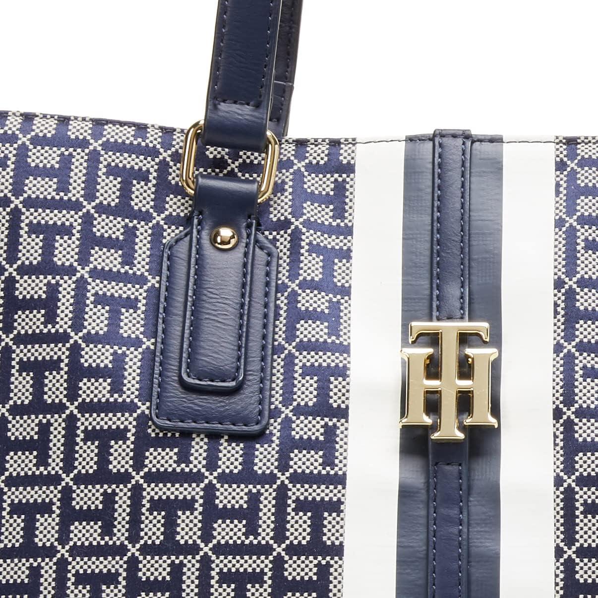 imageTommy Hilfiger Womens Jaden Plus ToteLight StoneNavy