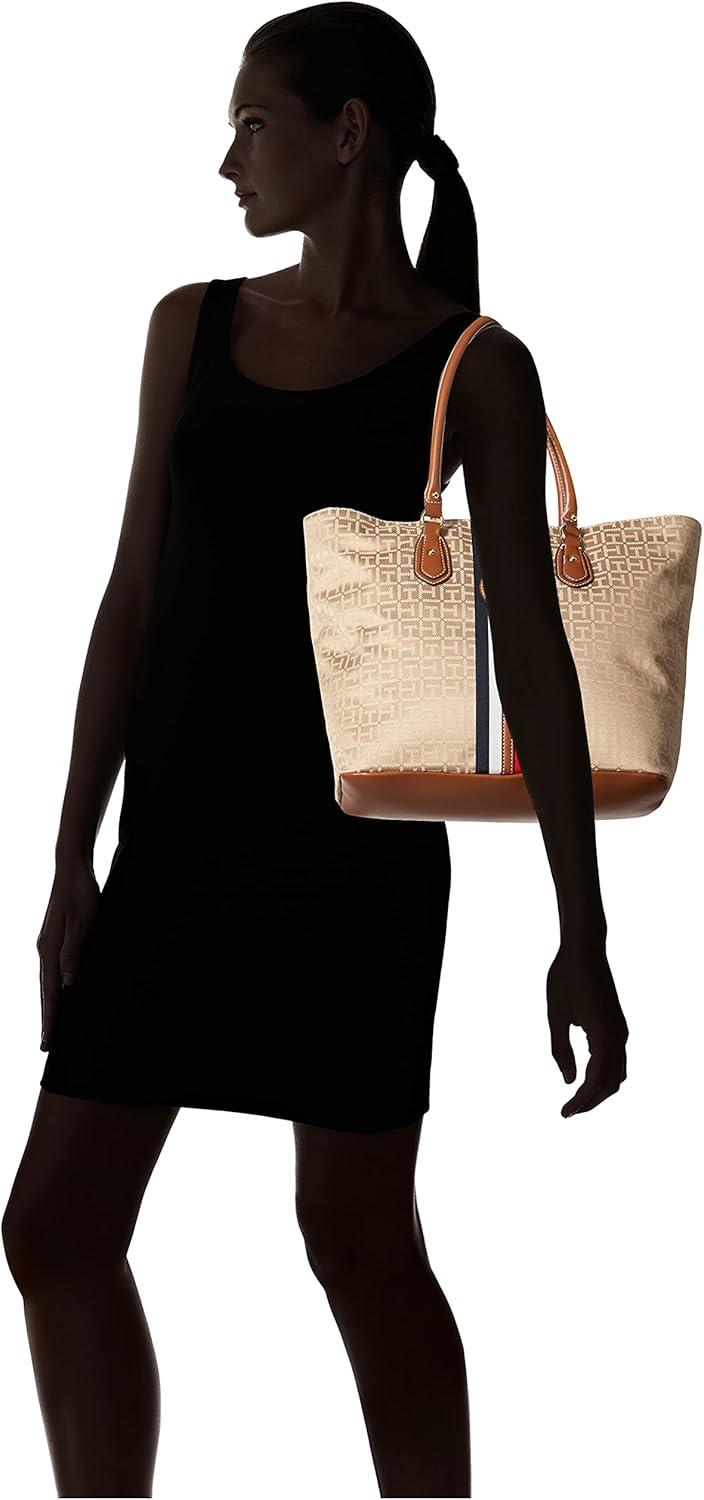 imageTommy Hilfiger Womens Jaden Plus ToteTommy Cognac