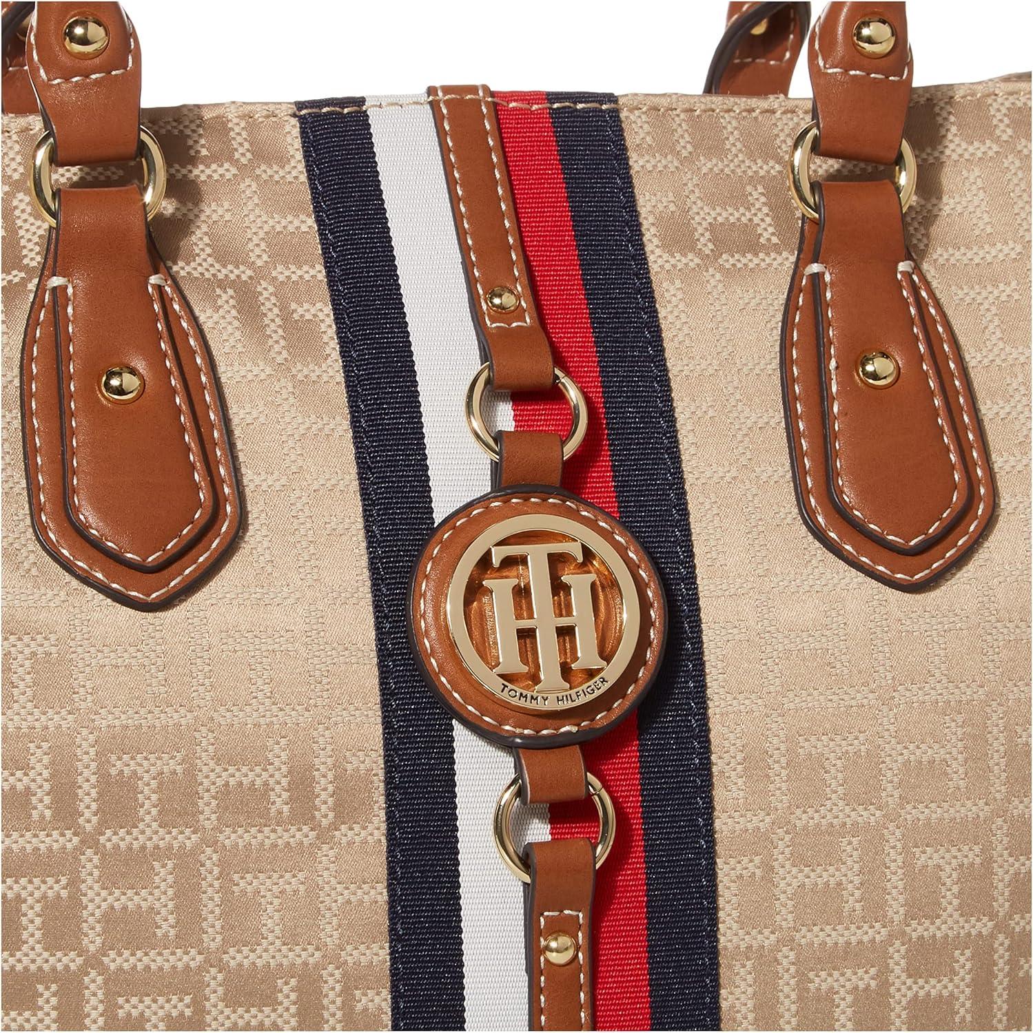 imageTommy Hilfiger Womens Jaden Plus ToteTommy Cognac