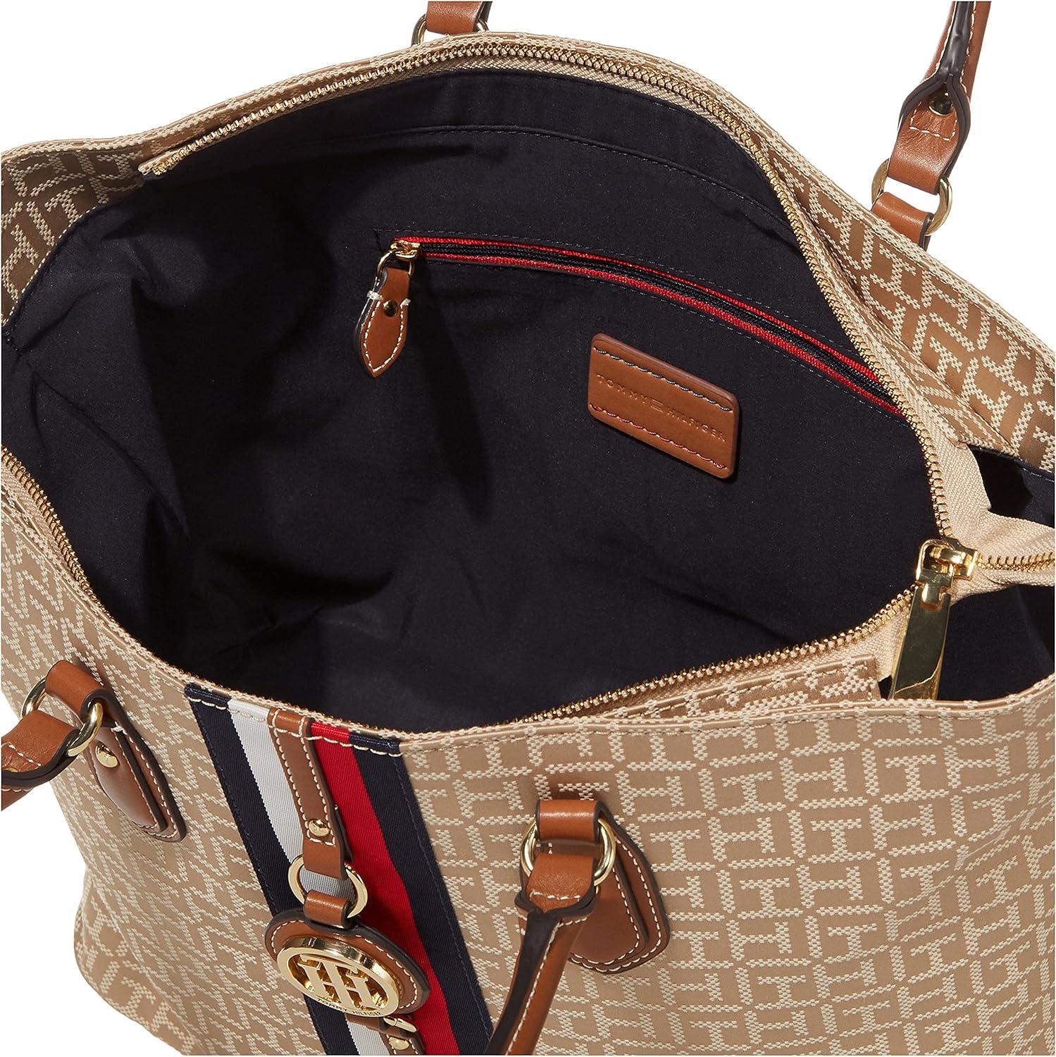 imageTommy Hilfiger Womens Jaden Plus ToteTommy Cognac