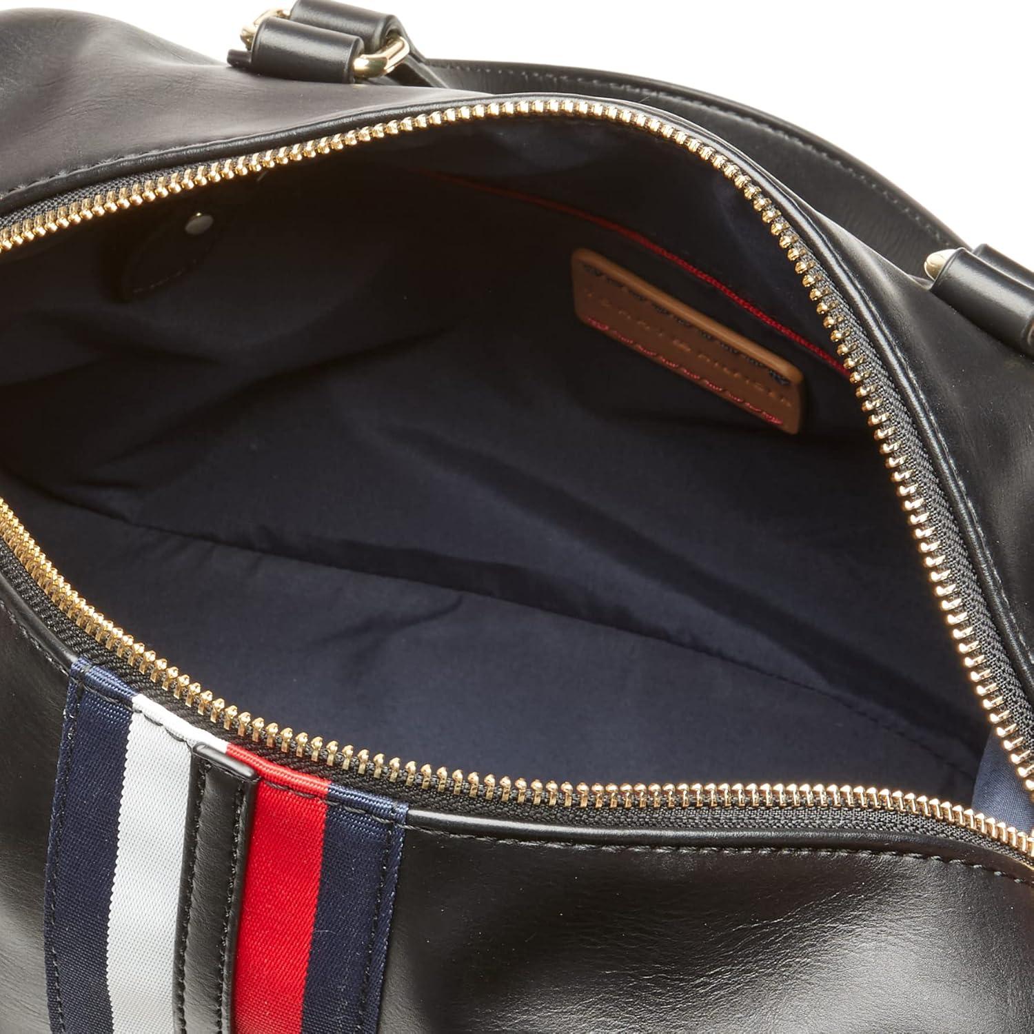 imageTommy Hilfiger Womens Jaden Satchel Crossbody BagBlack