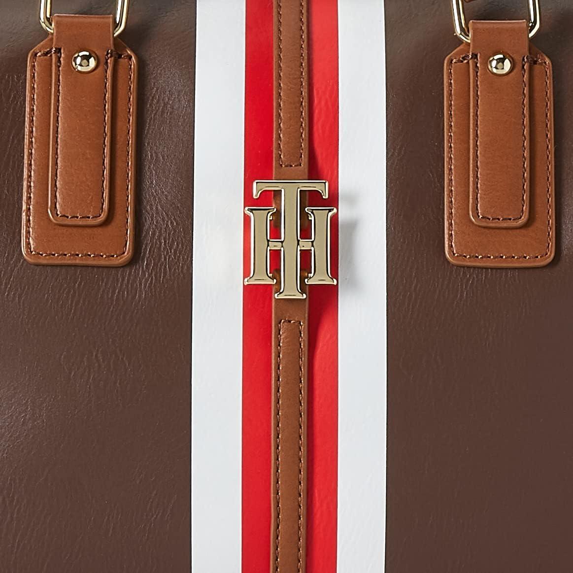 imageTommy Hilfiger Womens Jaden Satchel Crossbody BagChestnut