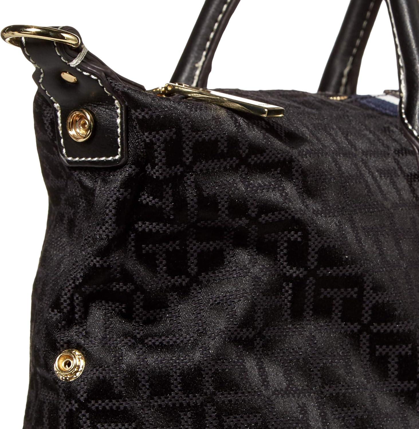 imageTommy Hilfiger Womens Jaden Satchel Crossbody BagHilfiger Black