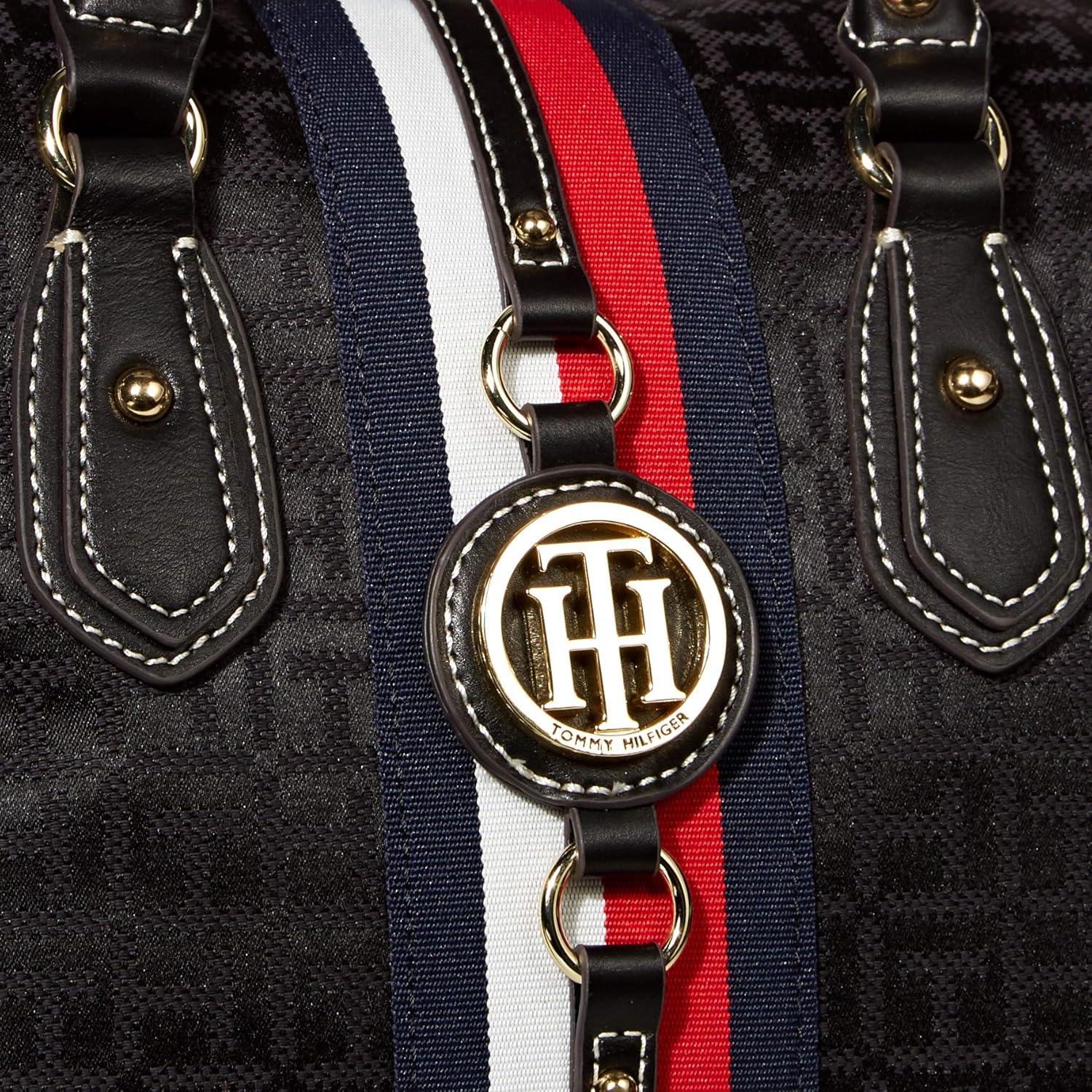 imageTommy Hilfiger Womens Jaden Satchel Crossbody BagHilfiger Black