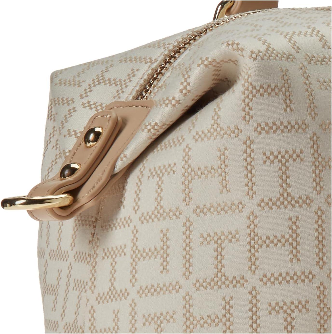 imageTommy Hilfiger Womens Jaden Satchel Crossbody BagIvoryClayed Pebble