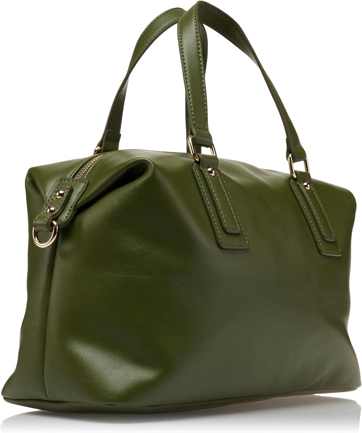 imageTommy Hilfiger Womens Jaden Satchel Crossbody BagPutting Green