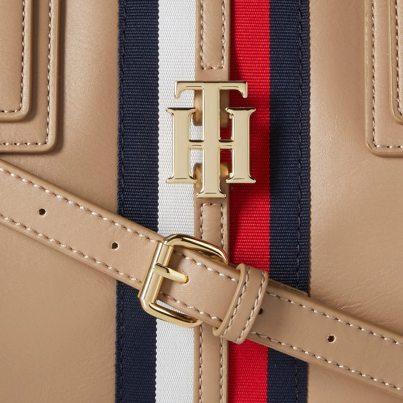 imageTommy Hilfiger Womens Jaden Satchel Crossbody BagSherwood Tan