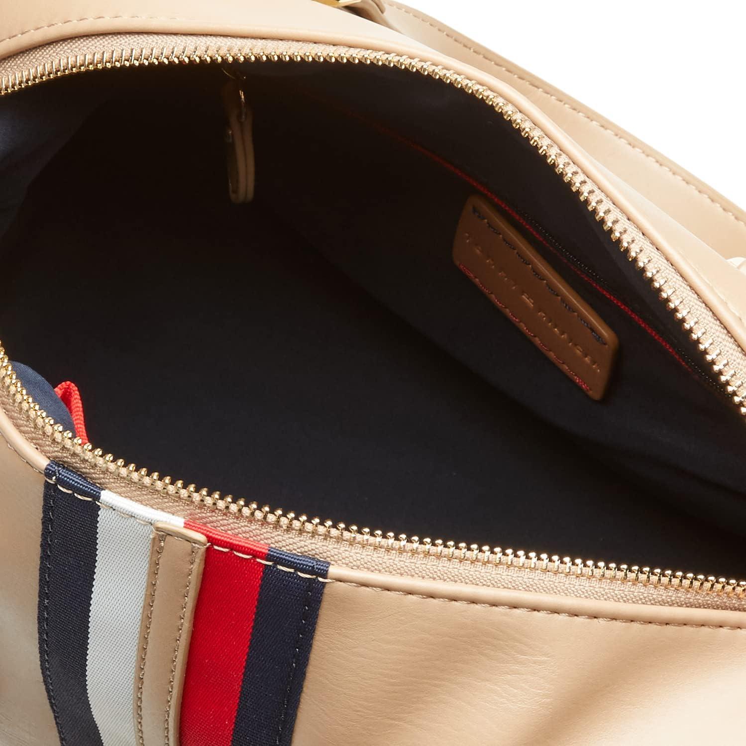 imageTommy Hilfiger Womens Jaden Satchel Crossbody BagSherwood Tan