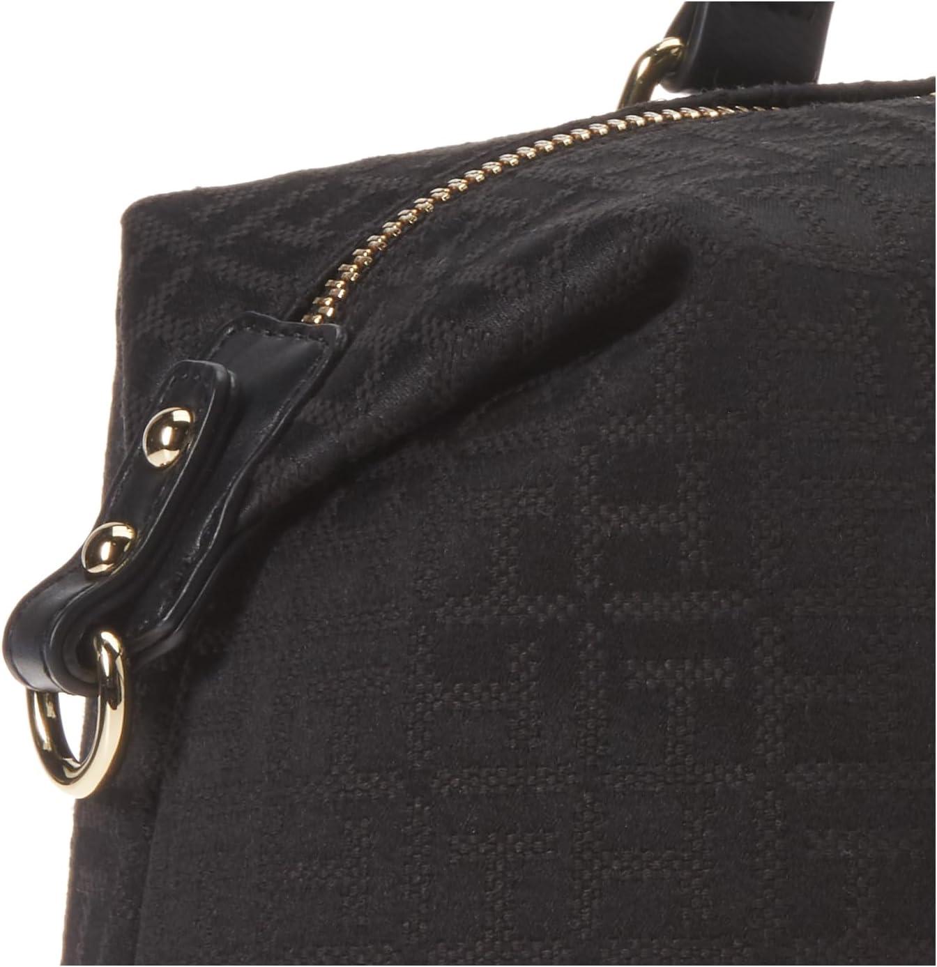 imageTommy Hilfiger Womens Jaden Satchel Crossbody BagTonal Black