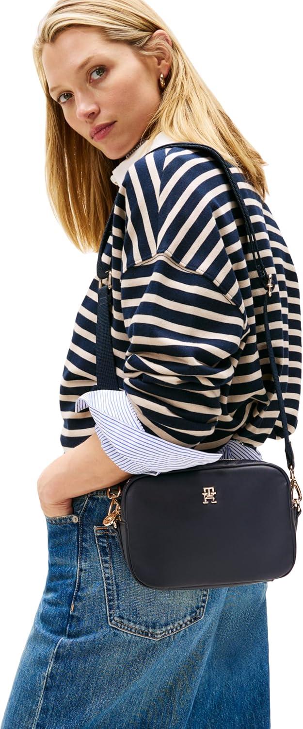 imageTommy Hilfiger Womens Popette Soft Camera BagSpace Blue