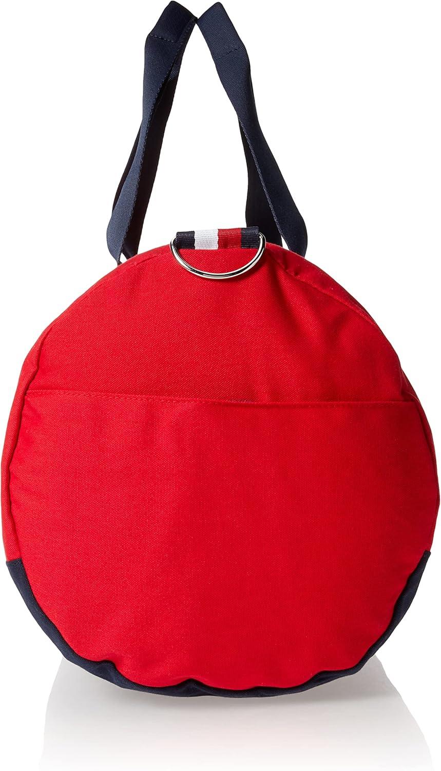imageTommy Hilfiger mens Ardin Duffle Bag Th Deep Black One Size USAPPLE RED