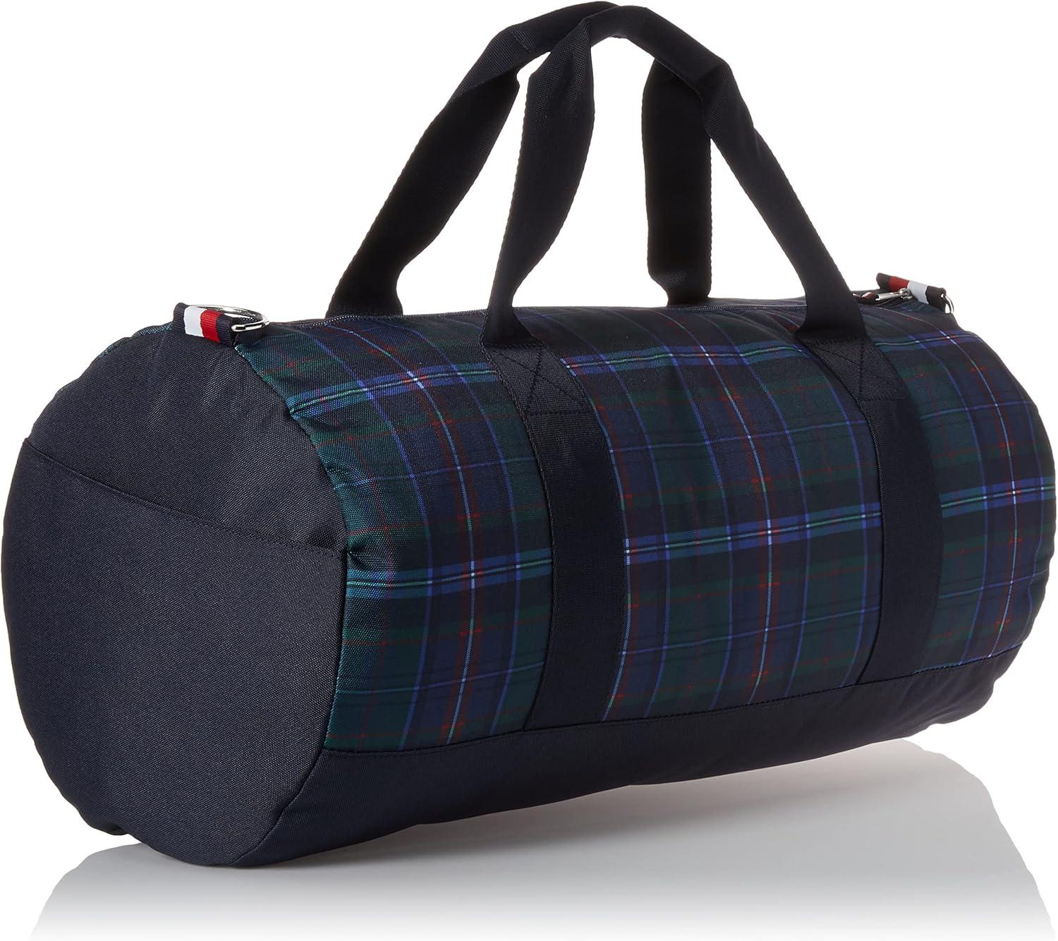 imageTommy Hilfiger mens Ardin Duffle Bag Th Deep Black One Size USGreenMulti