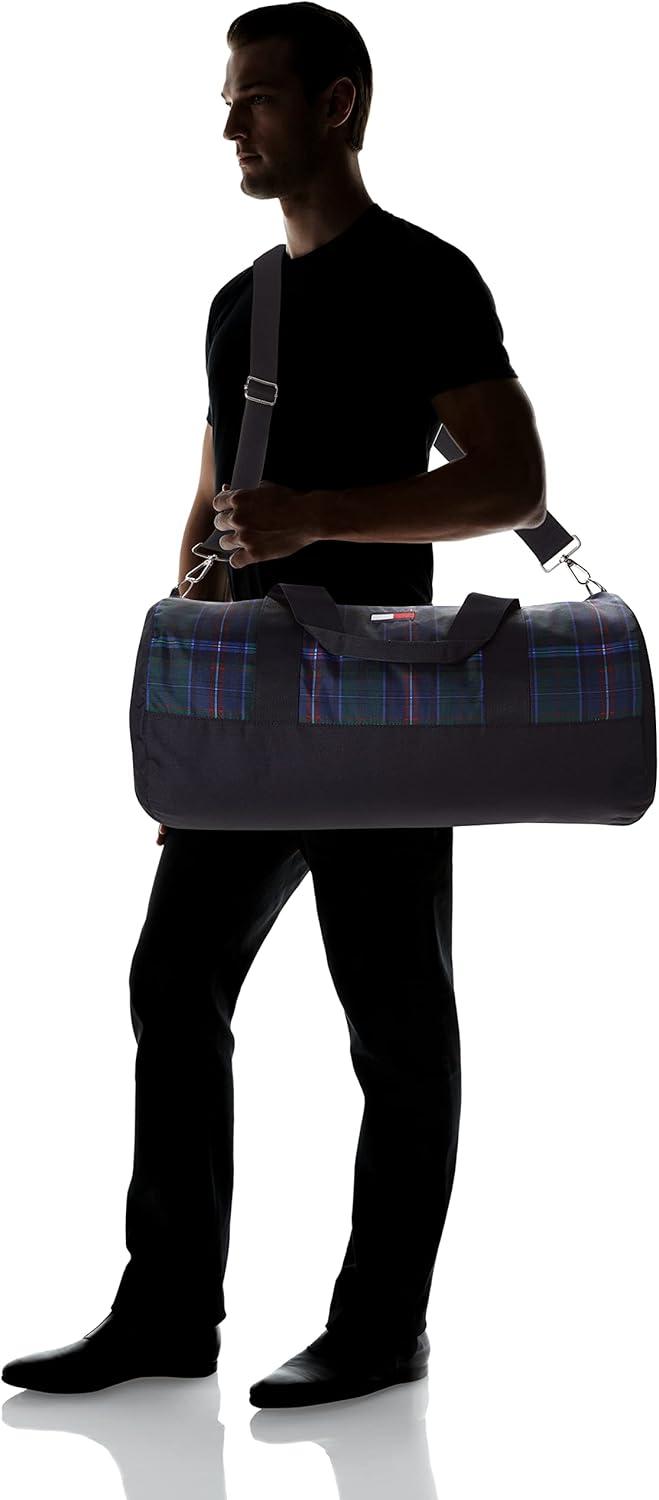 imageTommy Hilfiger mens Ardin Duffle Bag Th Deep Black One Size USGreenMulti