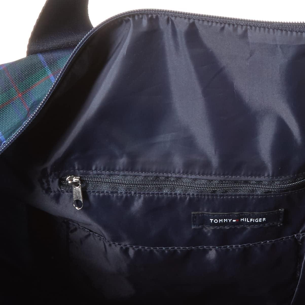 imageTommy Hilfiger mens Ardin Duffle Bag Th Deep Black One Size USGreenMulti