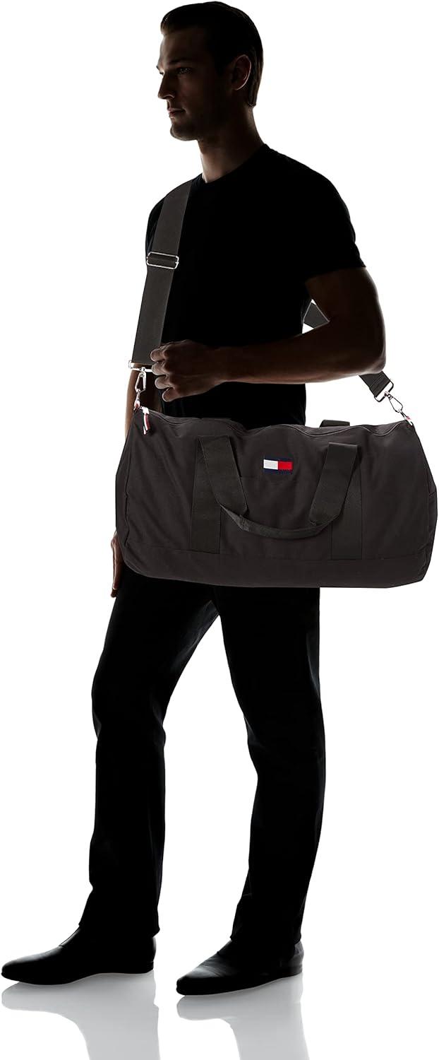 imageTommy Hilfiger mens Ardin Duffle Bag Th Deep Black One Size USTh Deep Black