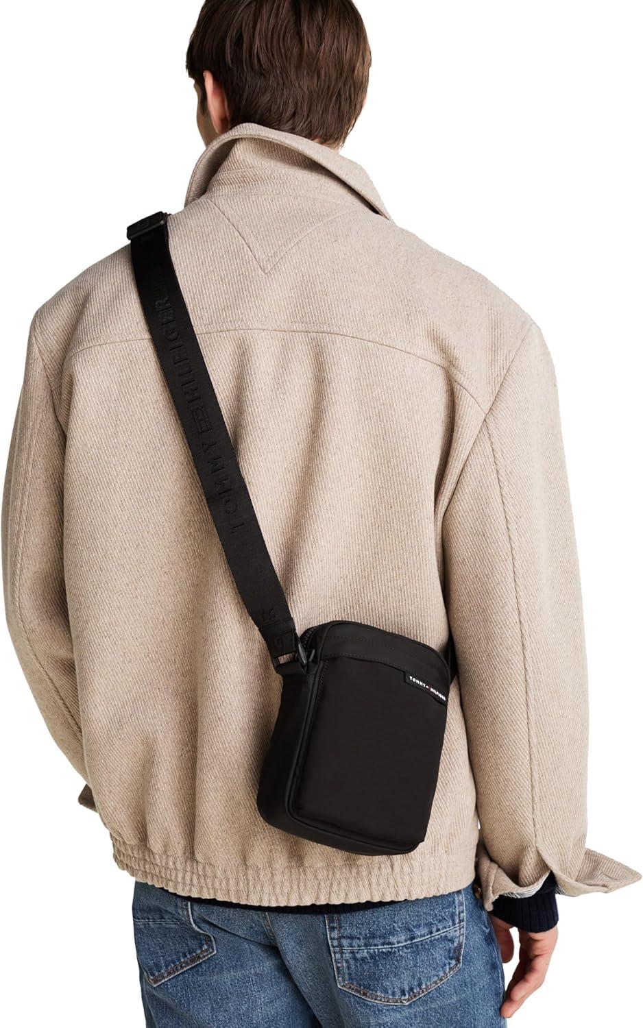 imageTommy Hilfiger mens Element Crossbody BagBlack Repreve