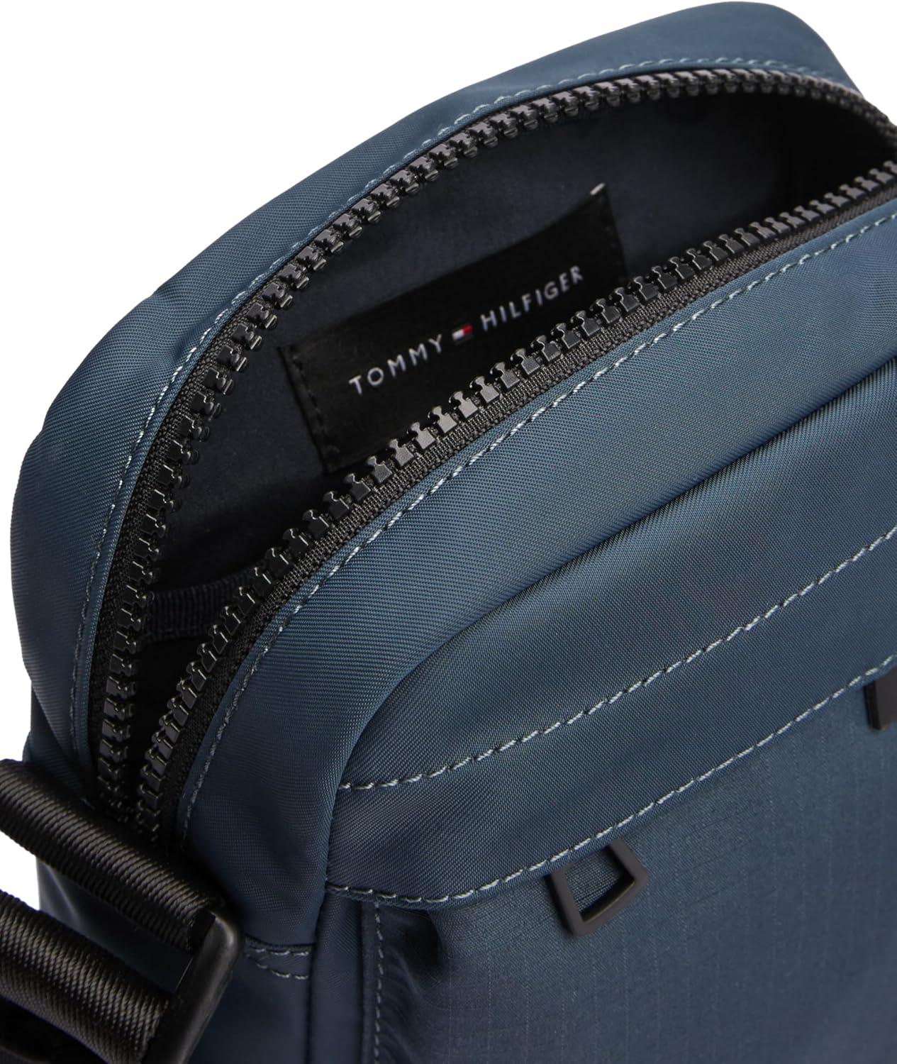 imageTommy Hilfiger mens Element Crossbody BagMilitary Denim Repreve