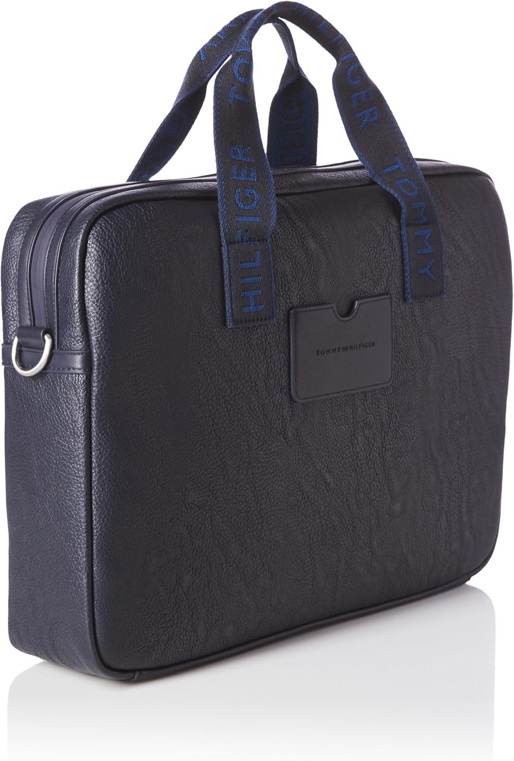 imageTommy Hilfiger mens Leo BriefcaseTh Navy Blue