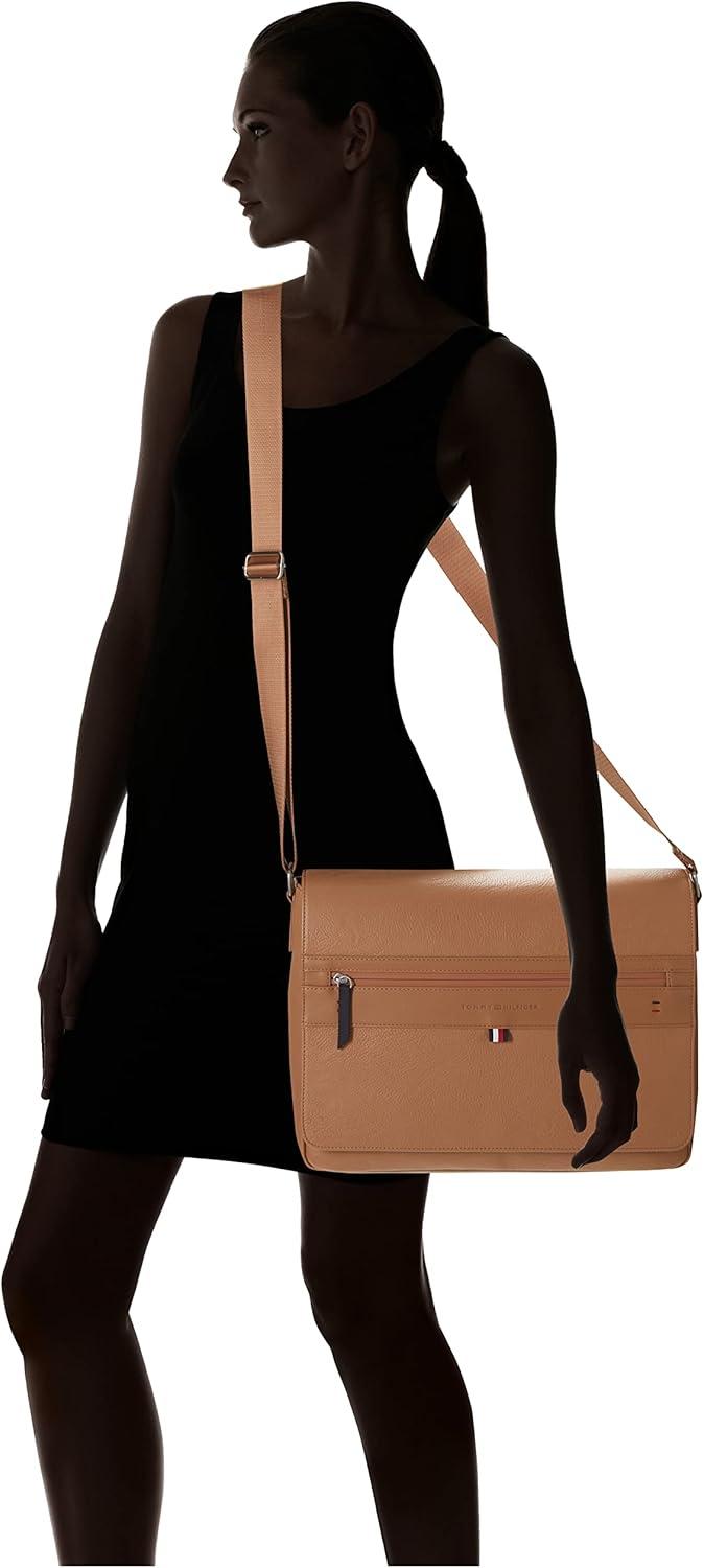 imageTommy Hilfiger mens Leo Messenger BagBasket Brown
